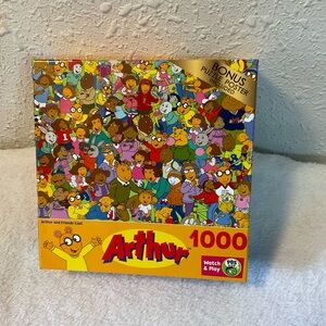 PBS Kids Arthur 1000 Pc Puzzle, Find Your Favorite Characters NEW